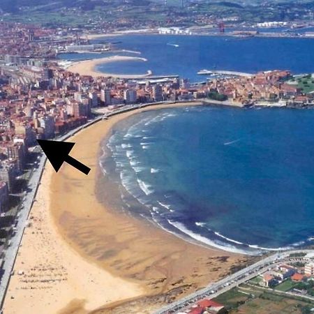 Апартаменты Atico Marques Playa Centro - Garaje Opcional Хихон Экстерьер фото